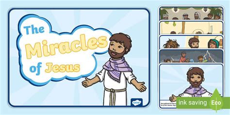 the miracles of jesus bible stories teacher made twinkl