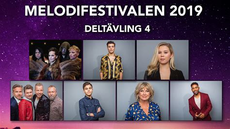 Uppdaterad21 februari 2021 kl 00:06. Melodifestivalen deltävling 4 från Lidköping 23 februari ...