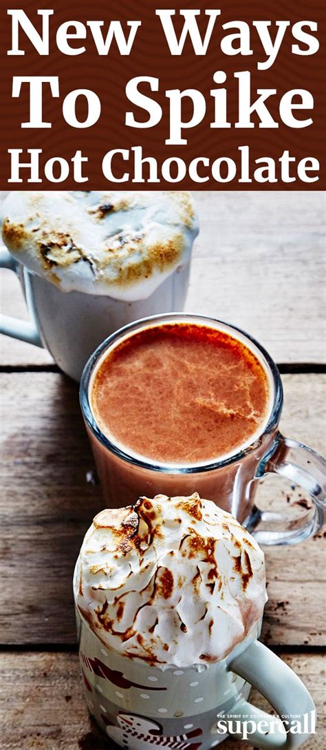 we shared our favorite ways to spike a hot chocolate to make it even more satisfying spiked