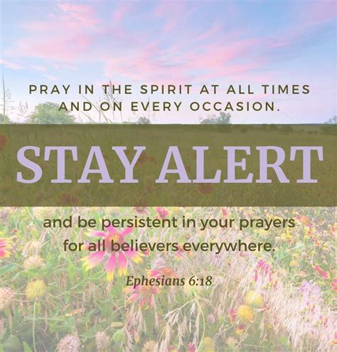 The Living — Ephesians 618 Nlt Pray In The Spirit At All