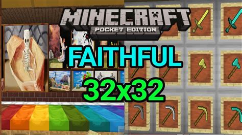 Nueva Textura Faithful Para Minecraft Pe 112 11305 Xbox One