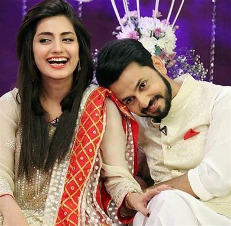 Uroosa Qureshi With Her Husband Bilal Qureshi Arts And Entertainment