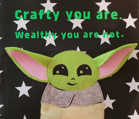 Baby Yoda Wall Art I Made For My Craft Room Wall Very Happy With How