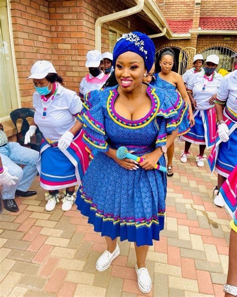 Best Sepedi Traditional Dresses Designs 2022 For African Womens Shweshwe 4u