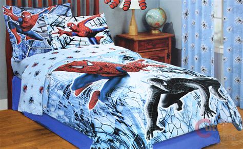 Buy spiderman bed set in tbdress, you will get the best service and high discount. SpiderMan Full Comforter Bedding 5pc Set w/Black Spider | eBay