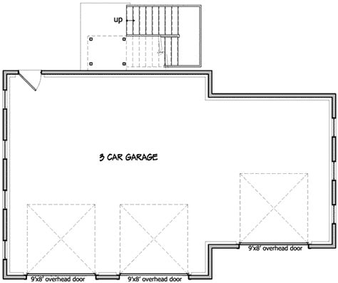 Garage With Roomy Loft 12443ne Cad Available Loft
