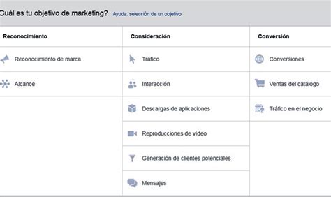 tipos de campañas publicitarias en facebook ads agencia seo barcelona posicionamiento web