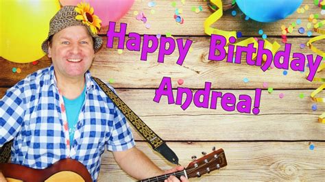 Happy Birthday Andrea Youtube