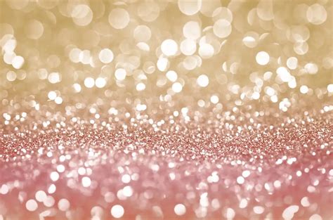 Rose Gold Pink Abstract Glitter Texture Bokeh Backdrop Sparkle Party