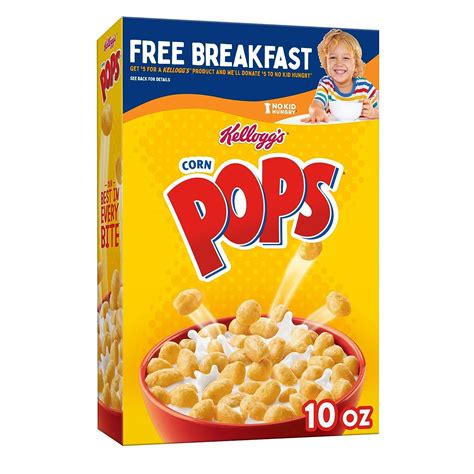 Buy Kelloggs Corn Pops Breakfast Cereal 8 Vitamins And Minerals Kids