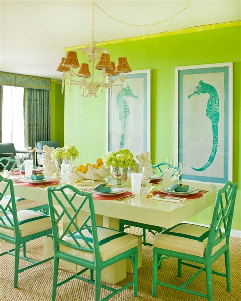 Beach House Dining Rooms Coastal Room Home Decor Palm Beach Style