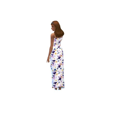 Kwools Maxi Summer Dress The Sims 4 Create A Sim Curseforge