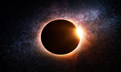 Solar Eclipse In Space ⋆ Commercial Use Stock Imagery
