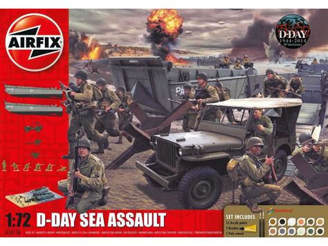 Airfix Diorama Vylodění V Normandii D Day 75th Anniversary Sea