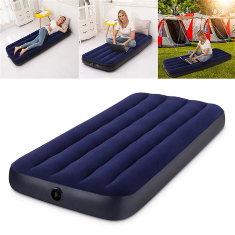 Sleep under the stars in style with a comfy, cozy camping air bed. Air Mattress Durable Blow Up Airbed Inflatable Mattresses ...