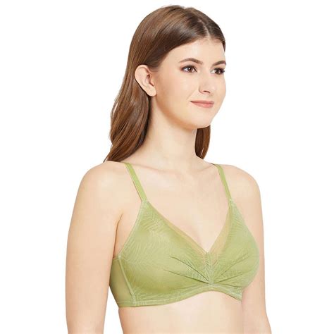 Buy Paloma Padded Non Wired Medium Coverage T Shirt Bra Green Online Wacoal India