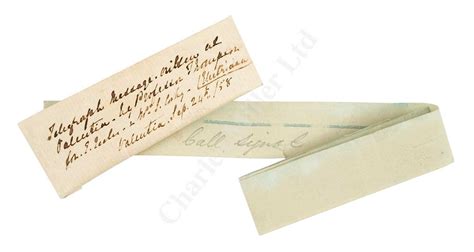 Lot 164 An Early Telegraph Message Received At