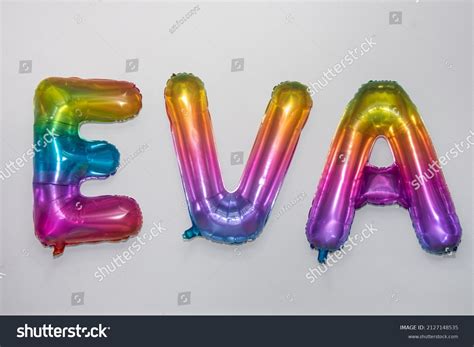Eva Balloon Letter Set Stock Photo 2127148535 Shutterstock