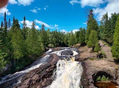 You Can Practically Drive Right Up To Cross River Falls In Minnesota
