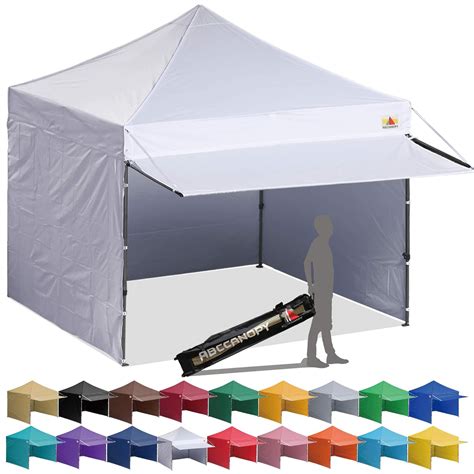 Abc Pop Up White Canopy Tent 10x10 Ez Instant Shelter Commercial