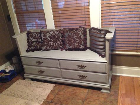 Dresser Made Into Storage Bench Refurbished Furniture Furniture