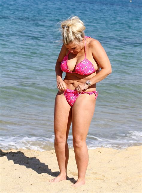 Kerry Katona In Bikini At A Beaches On Mykonos Island