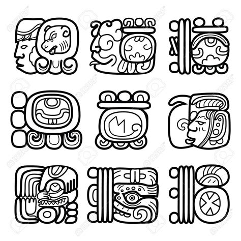 Maya Glyphs Mayan Glyphs Mayan Symbols Aztec Art Images And Photos Finder