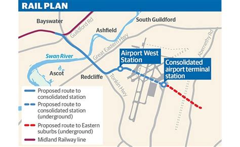 Australia Unveils Plans For 2b Perth Airport Rail Link