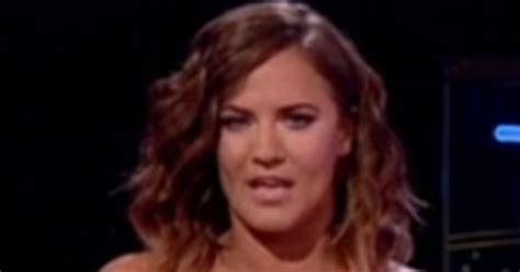 Caroline Flack Suffers Boob Malfunction Live On Air Your Tit Tape Is On Show Daily Star