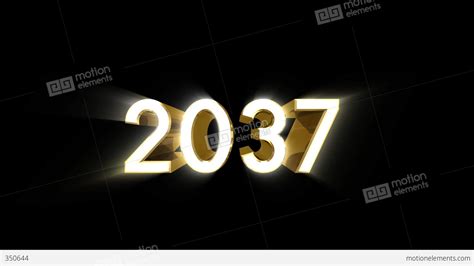 Year 2037 A Hd Stock Animation 350644