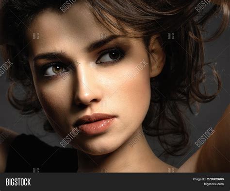 Beautiful Woman Brown Image Photo Free Trial Bigstock