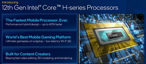 Ces 2022 Intel 12th Gen ‘alder Lake Processors Arrive In Mobile