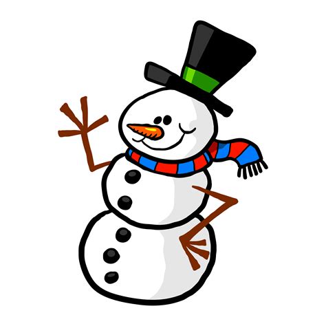 Snowman Cartoon Vector Illustration 553013 Vector Art At Vecteezy