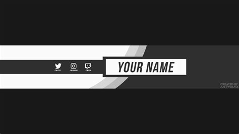 Free Black And White Banner Template Free Download Photoshop Cccs6