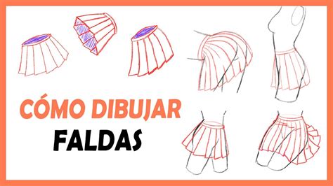 🌻 Cómo Dibujar Faldas De Anime 🌻 Timanima Youtube