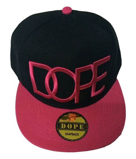 Ilu Black Dope Embroidered Snapback And Hip Hop Cap Buy Online Rs