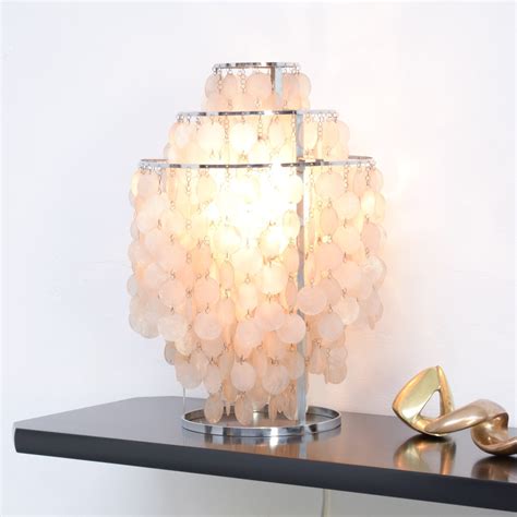 System 123 lounge chair, moon pendant & fun 2ta table lamp. Great Fun 1 TM Table Lamp by Verner Panton for Lüber | #85962