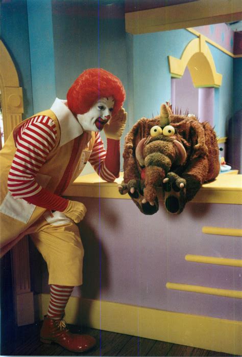 The wacky adventures of ronald mcdonald. It's Ronald McDonald and Bernice the Monster in a scene ...