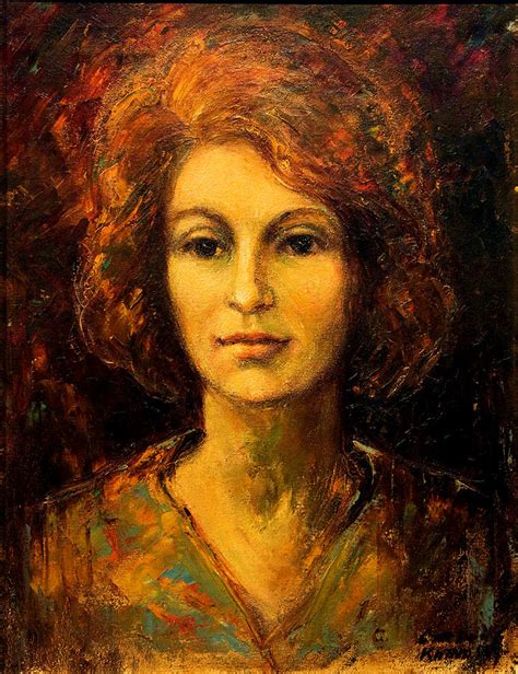 Lady In Red Painting By Michaelalonzo Kominsky Pixels