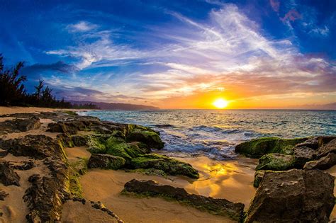 Hawaiian Sunrise Wallpapers Top Free Hawaiian Sunrise Backgrounds