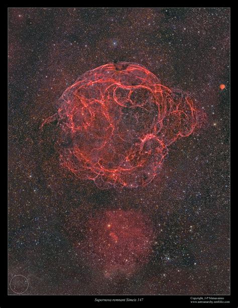 Astro Anarchy Simeis 147 Sh2 240 A Large Supernova Remnant In
