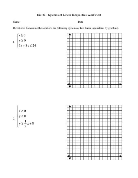 Try these problems for a little added practice. 15 Best Images of Solving And Graphing Inequalities Worksheets - Graphing Inequality Worksheets ...