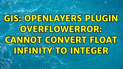 Overflowerror Cannot Convert Float Infinity To Integer When No Hot