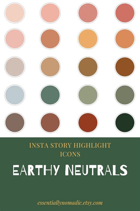 Instagram Story Highlight Coverssolid Color Iconsneutral Etsy