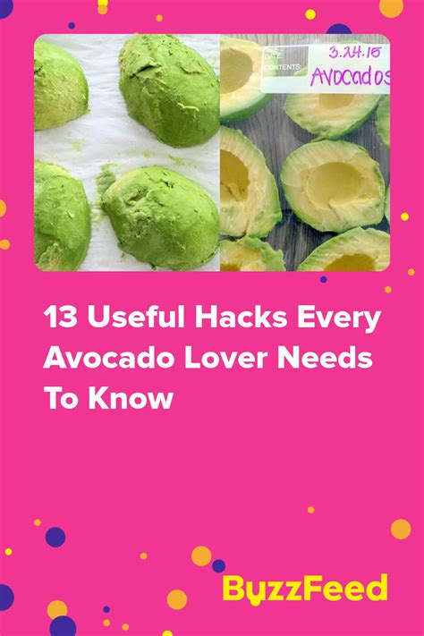 Useful Hacks Every Avocado Lover Needs To Know Buzzfeed Avocado Hacks Avacado Nuts Life