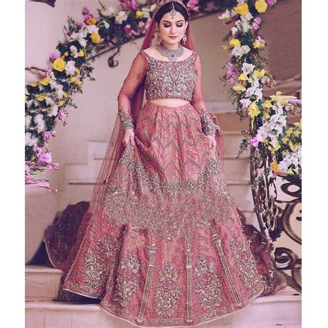 Pakistani Bridal Outfit Pink 2