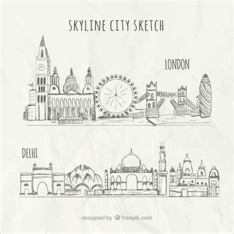 London Skyline Drawing At Explore Collection Of