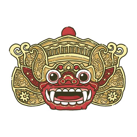 Balinese Barong Mask Traditional Culture Dance Art Barong Balinese