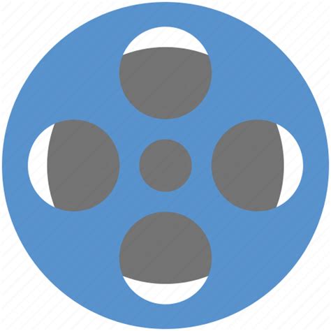 Camera reel, film reel, image reel, movie reel, reel box icon