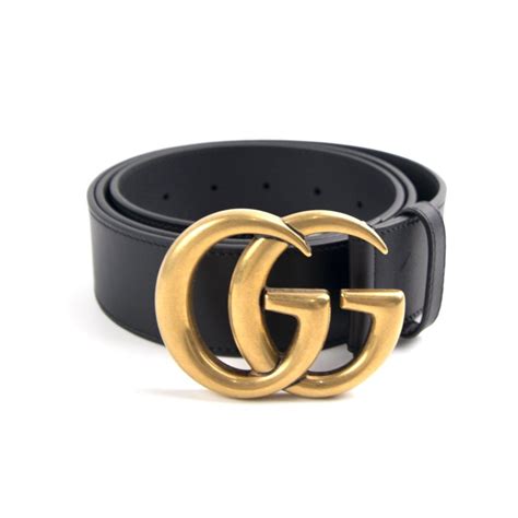 Black Gucci Belt With Black Bucklesave Up To 16